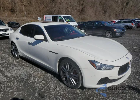 2017 Maserati Ghibli z USA, uszkodzony, nr VIN ZAM57XSA5H1216203